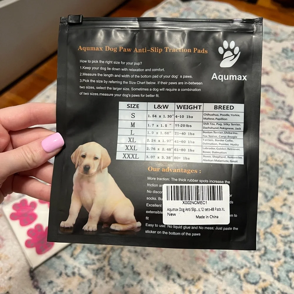 Dog Paw Pad Protection - Black
